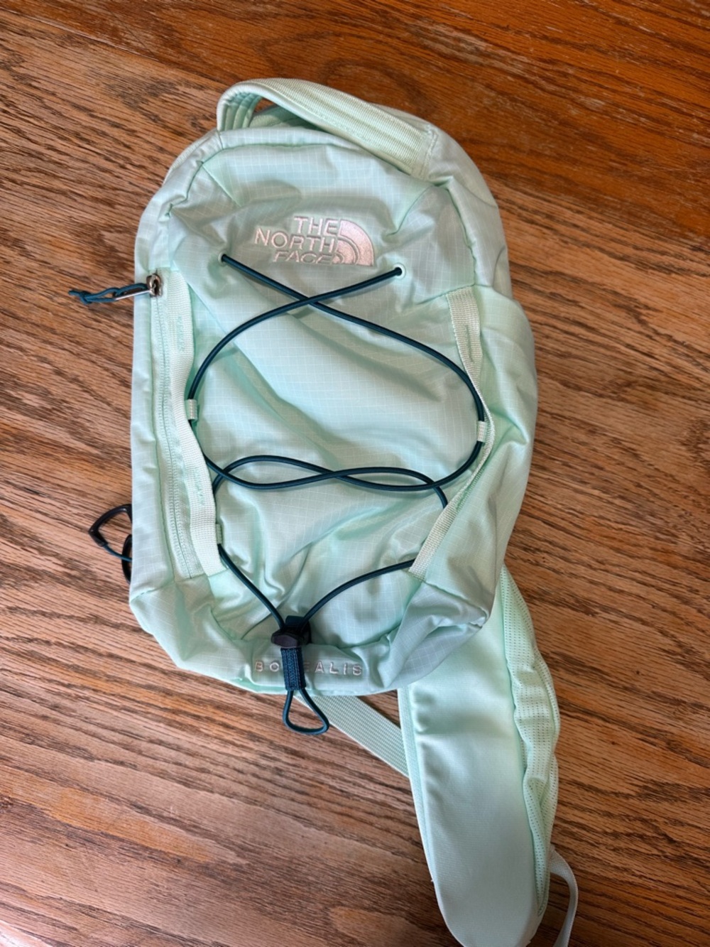 The North Face Sling Bag in Crater Aqua/Blue Moss